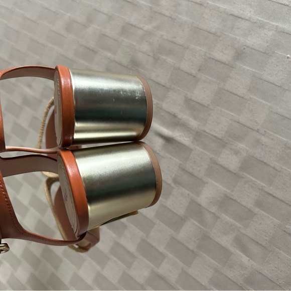 Coach Marci Leather Sandals in Hazelnut - Picture 14 of 16